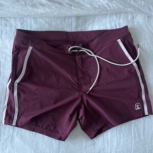 Stylish Maroon Board Shorts for Men